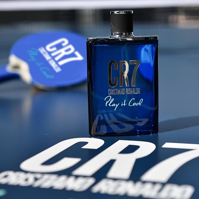 Cristiano Ronaldo CR7 Play It Cool - Blends Bright Citruses And Aromatic Fougere Notes - Fresh, Invigorating And Sensual - Light Enough For Everyday Wear - Masculine Fragrance - 1.7 Oz EDT Spray