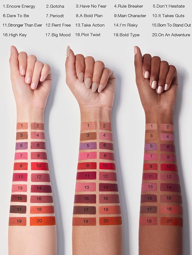 SHEGLAM Dynamatte Boom Waterproof Matte Lipstick Long Lasting Transfer Proof Lip Stick - Stronger Than Ever