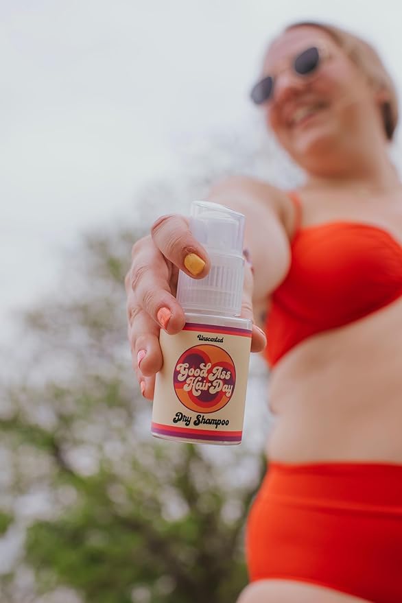 Good A- Hair Day Dry Shampoo Powder – Non-Aerosol, Talc-Free, All-Natural – Absorbs Oil, Refreshes Hair Between Washes, Handmade in USA, Unscented