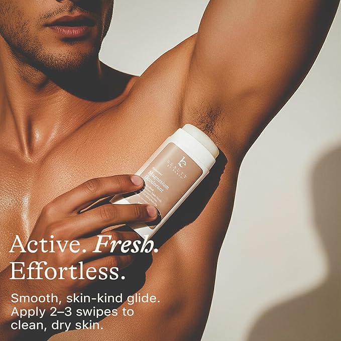 Aluminum Free Deodorant for Women – USA Made Natural Magnesium Deodorant with 55% Organic Ingredients, Baking Soda Free, Long-Lasting All-Day Odor Protection, Non-Irritating for Kids & Sensitive Skin