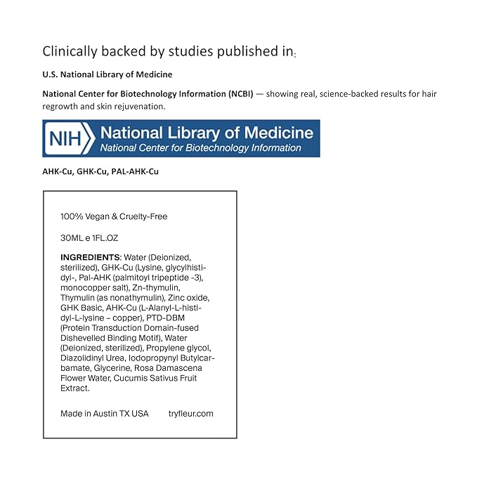 Bloom Clinically Proven Copper Peptide Hair Serum for Hair Growth - Non-Greasy & Lightweight Advanced Multi-Peptides for Women w/Thinning Hair - Promotes Fullness, Reduces Shedding - Made in USA
