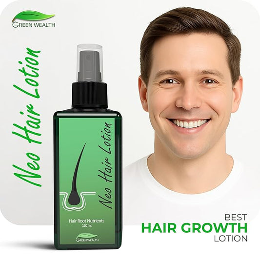 Neo Hair Lotion for Hair Loss Treatment | Hair Regrowth | Thinning, Bald Spots & Hair Fall | Trusted Formula with Ginseng, Saw Palmetto & Horsetail | 120ml / 4.06 fl oz