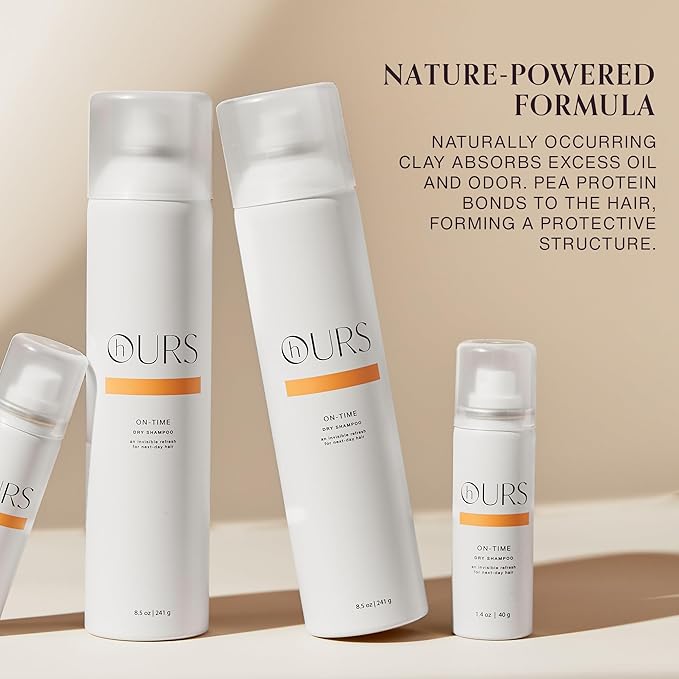 On-Time Dry Shampoo For Women | Professional Full-Size Sulfate, Paraben, & Cruelty Free Spray with Nourishing Formula | Award-Winning Soft Volume Refresh for All Hair Types | 8.5 oz