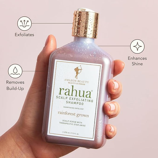 Rahua Scalp Exfoliating Shampoo 9.3 Fl Oz, Scalp Exfoliator & Hair Shampoo Scrub for Healthy Scalp & Hair, Mango & Passion Fruit, Gently Exfoliates Scalp with Star Anise and Fruit Enzymes