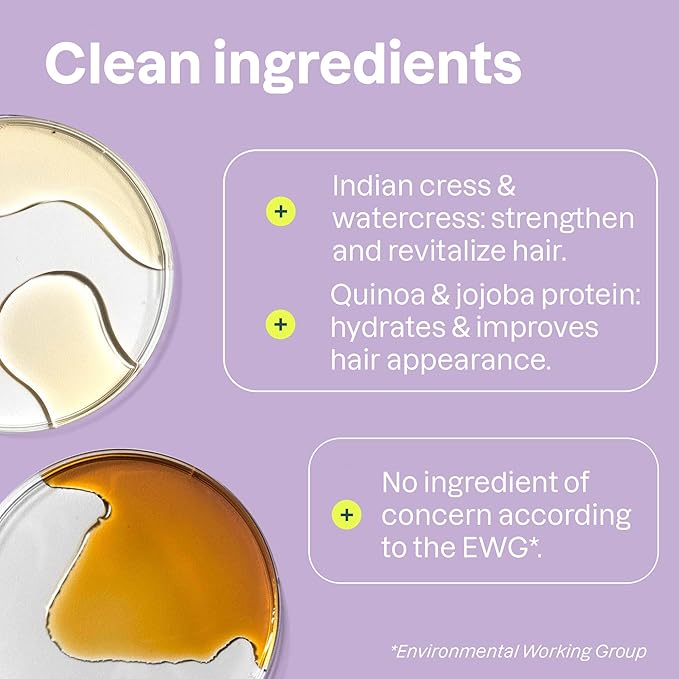 ATTITUDE Moisture Rich Hair Shampoo, EWG Verified, For Dry and Damaged Hair, Naturally Derived Ingredients, Vegan, Plant Based, Quinoa and Jojoba, 8 Fl Oz