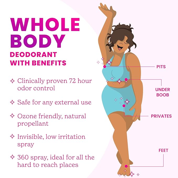 Lume Invisible Spray Deodorant For Women - Whole Body Deodorant Spray - 72 Hr Odor Control - Ozone Friendly, Natural Propellant - Aluminum & Baking Soda Free, Skin Loving - 3.6 ounce (Soft Powder)