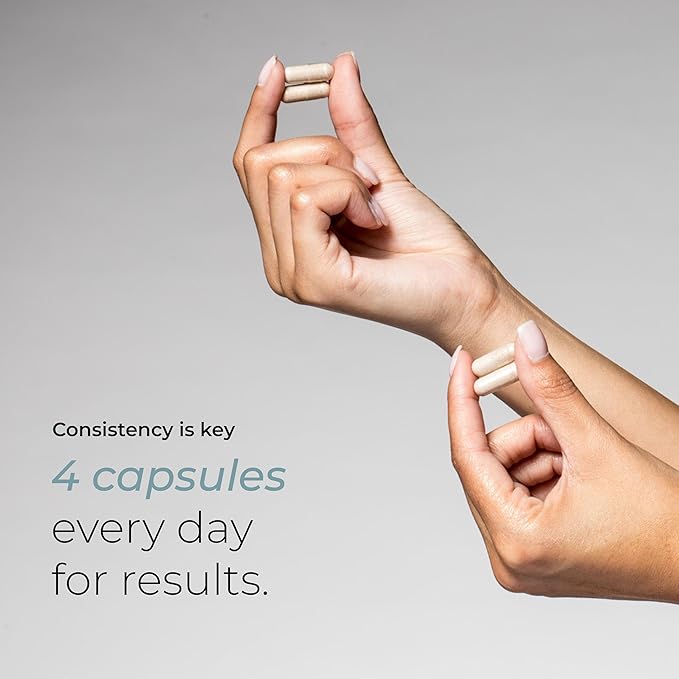 Hush & Hush DeeplyRooted Hair Supplement for Stronger, Healthier Hair - Collagen Hair Growth Pills for Men & Women - Biotin for Hair Loss - Hair Care for Thinning Hair & Hair Regrowth - 120 Capsules