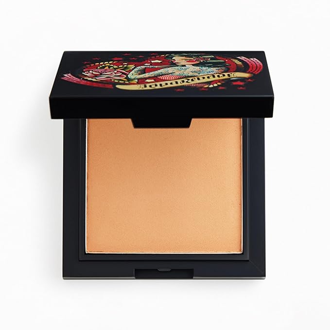 REINA REBELDE Cafecito On Your Face Finishing Powder | Blurring Pressed Powder| Smooth Matte Finish | Long-lasting | Cruelty Free and Vegan | For Medium Skin Tones