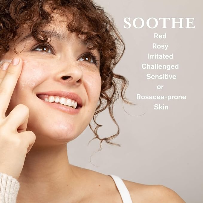 DERMAdoctor Redness & Itchy Skin Relief Calm Cool + Corrected Tranquility Cream for Sensitive Skin | moisturizing face cream Hydration with Squalane & Hyaluronic Acid White Tea Extract – 1.7oz