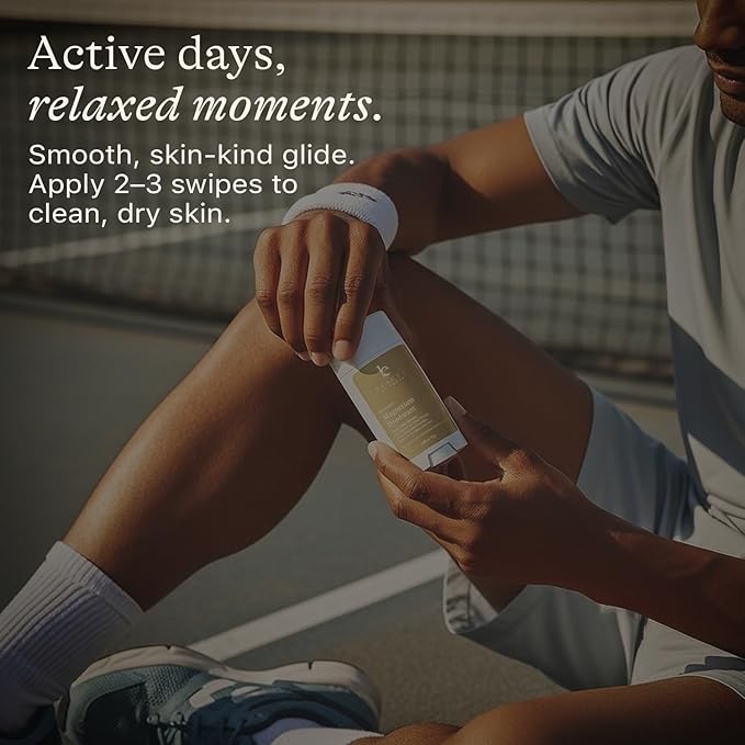 Natural Deodorant for Women - Aluminum & Baking Soda Free, USA Made for Long-Lasting Odor Protection, Made with 55% Organic Ingredients, Kid & Sensitive Skin Safe Magnesium Deodorant