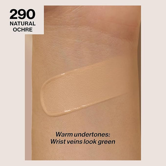 Revlon Liquid Foundation, ColorStay Face Makeup for Combination & Oily Skin, SPF 15, Medium-Full Coverage with Matte Finish, Natural Ochre (175), 1.0 oz