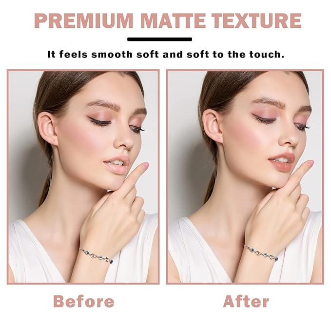 Matte Nude Lipstick Silky Velvet Lip Gloss Nude Lip Stain Paper Tube Lipsticks Non-Stick Cup, Waterproof Long Lasting Matte Lipstick for Women Daily Professional Lip Makeup-02 Nude