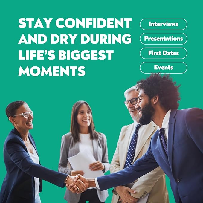 ZeroSweat Antiperspirant Deodorant | Clinical Strength Hyperhidrosis Treatment - Reduces Armpit Sweat (2 Pack)