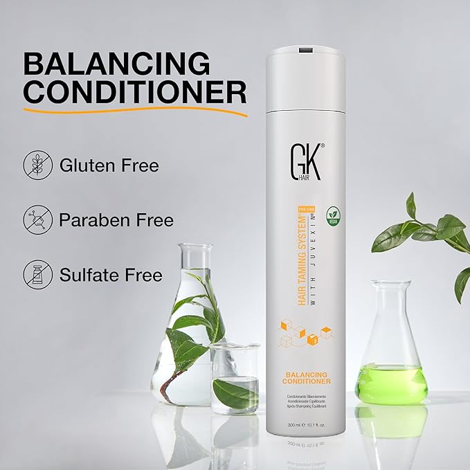 Balancing Conditioner for Oily Hair Scalp Volumising Sulphate Free Conditioners for Greasy Hair Colored Treated Dry Hair Anti-Frizz Hydrating Deep Cleansing for Men & Women - 10.1 Ounce