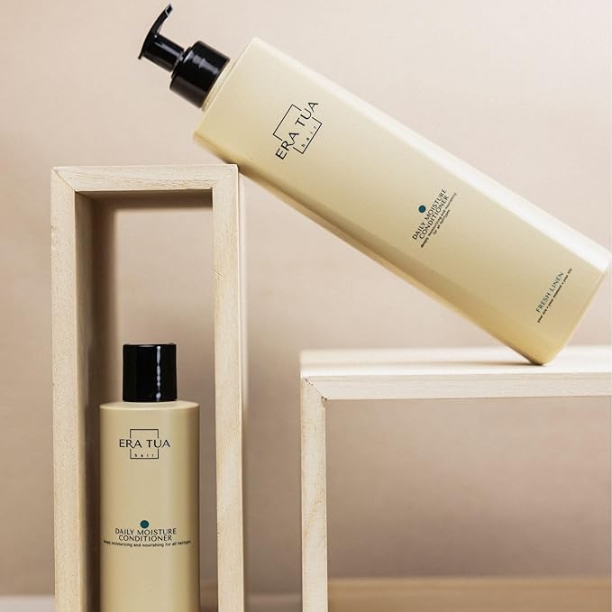 Fresh Linen Conditioner | Dutch Made & Formulated | Moisturizing & Repairing Conditioner for Dry, Damaged Hair | Uplifting Bergamot, Jasmine & Rose Scent | 200 ml