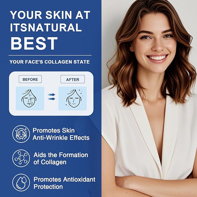 ZEBORA Marine Collagen Peptides Powder with Hyaluronic Acid, Keratin - Wild Caught Hydrolyzed Fish Collagen with Multivitamins - Support Skin Hair Nail, Keto Friendly, 35 Servings