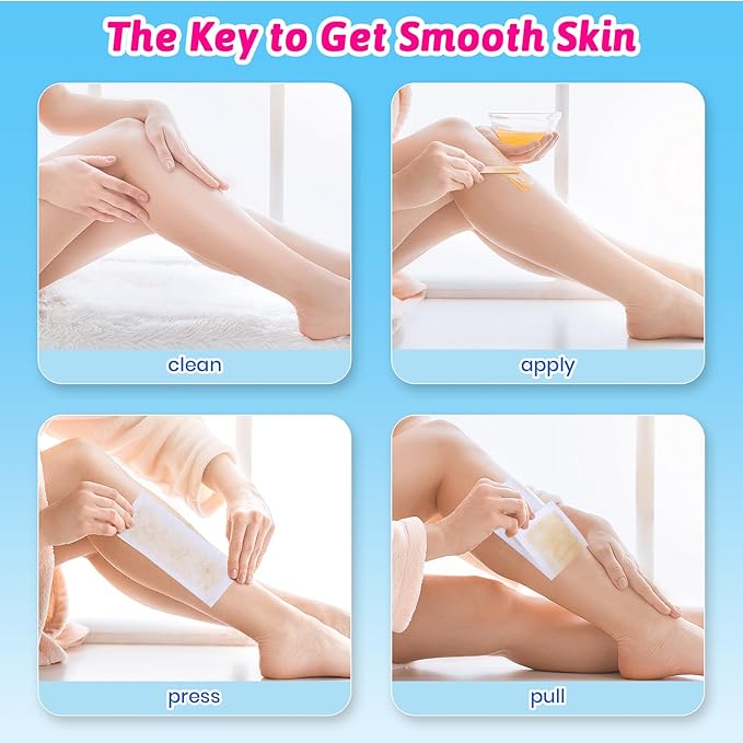 Non-woven Wax Strip Roll for Body and Facial Hair Removal, 2.75" x 100 Yards Pack Epilating Roll