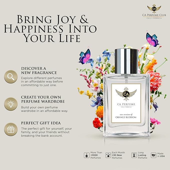 CA Perfume Impression of Light Blue For Her For Women Fragrance Eau de Parfum Spray Bottle 1.7 Fl Oz/50ml-X1