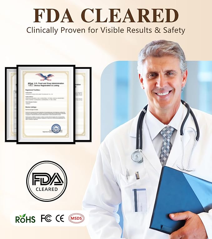 Red Light Therapy for Face and Neck, 720 LED Infrared Light Therapy Mask for Wrinkles and Acne, Large 30.8" x 11.8" Panel for Body, Red Light Mask Gift for Women, Mom, PDT Facial Skincare at Home