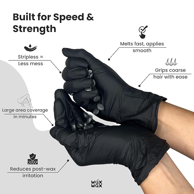 Stardust Hard Wax Beads | Coarse Hair Removal Wax for Ultra Sensitive Skin | Strip-Free, Low Melting, Cruelty-Free & Eco-Friendly Waxing Beads With Hybrid Rosin Formula | Made In Italy - 2.5lb