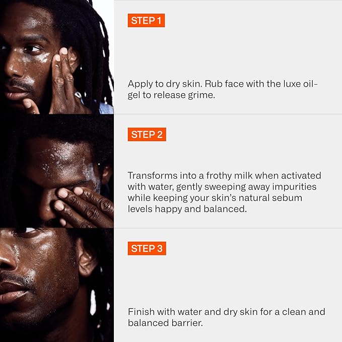 Freaks of Nature Barrier Balancing Cleanser | Foaming Gel-To-Oil Facewash | Dermatologist Test Vegan Formula 3.4 Fl oz