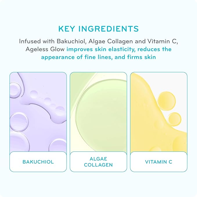 pūrlisse Ageless Glow Serum BB Cream SPF 40 - Glow BB Cream with SPF Enriched with Bakuchiol & Vitamin C to Help Improve Firmness & Reduce Wrinkles for Dewy Skin - Light Medium (1.4 oz)