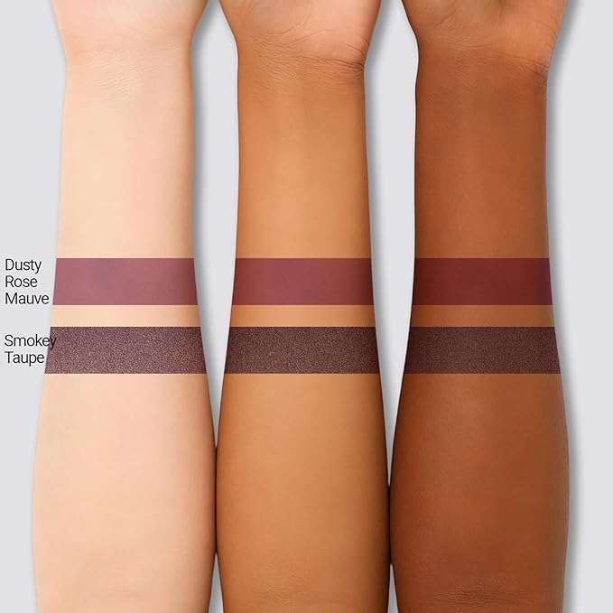 Erinde Waterproof Cream Eyeshadow Stick, Dusty Rose Mauve Matte Eye Shadow Sticks, Cream to Powder Eyeshadow Crayon, Buildable & Blendable Long-Lasting Eye Shadow Stick, Vegan & Cruelty-Free, B04