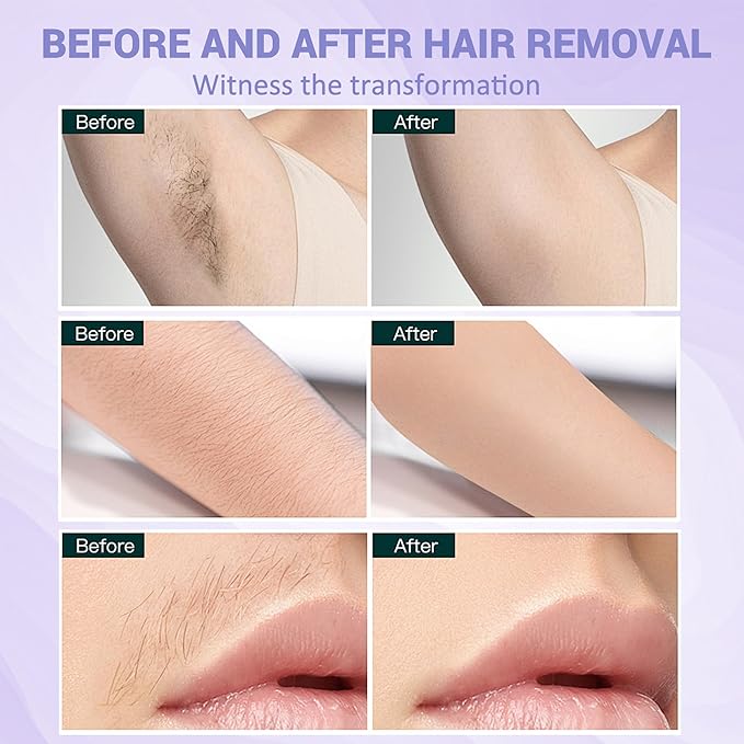 2.2lbs Hair Removal Wax Beads, Professional Hard Wax Beads 1000g, with 20 Applicators, Suitable for Full Body, Painless Gentle Wax Bead Hair Removal for Men and Women