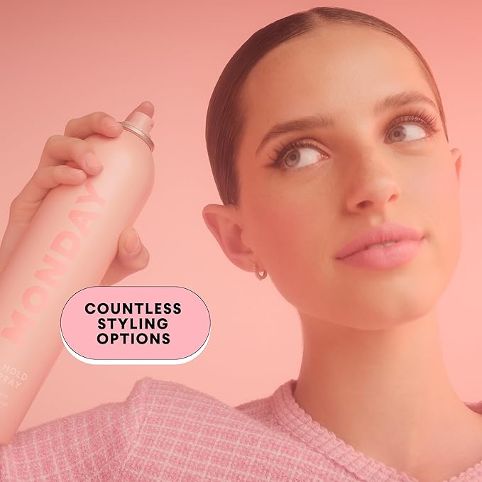 MONDAY HAIRCARE SLEEK HOLD Hairspray for long-lasting finish 329 mL