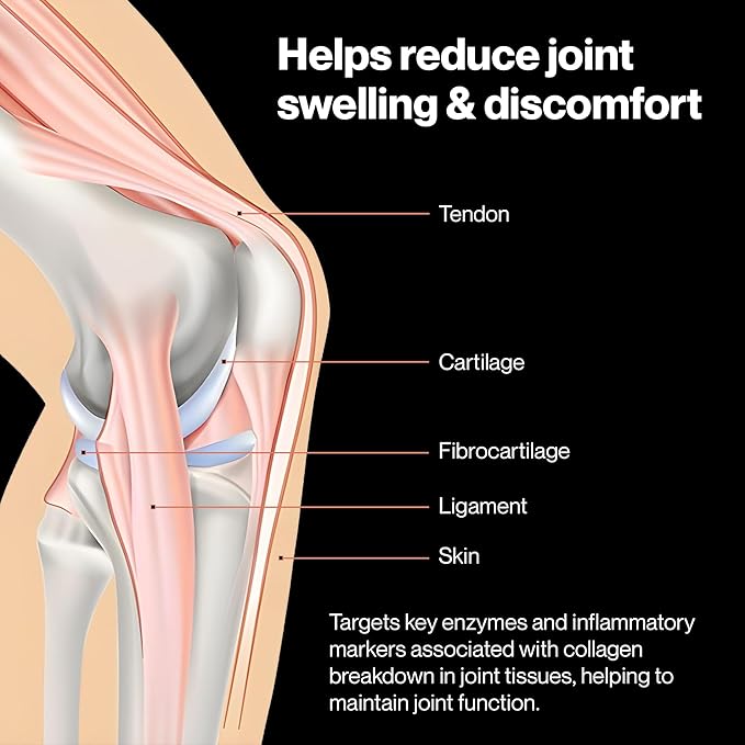 Collagen Repair Joint Support Supplement - Boswellia, Turmeric, Hyaluronic Acid, EGCG, and Undenatured Collagen for Joint Maintenance and Repair - 60 Capsules