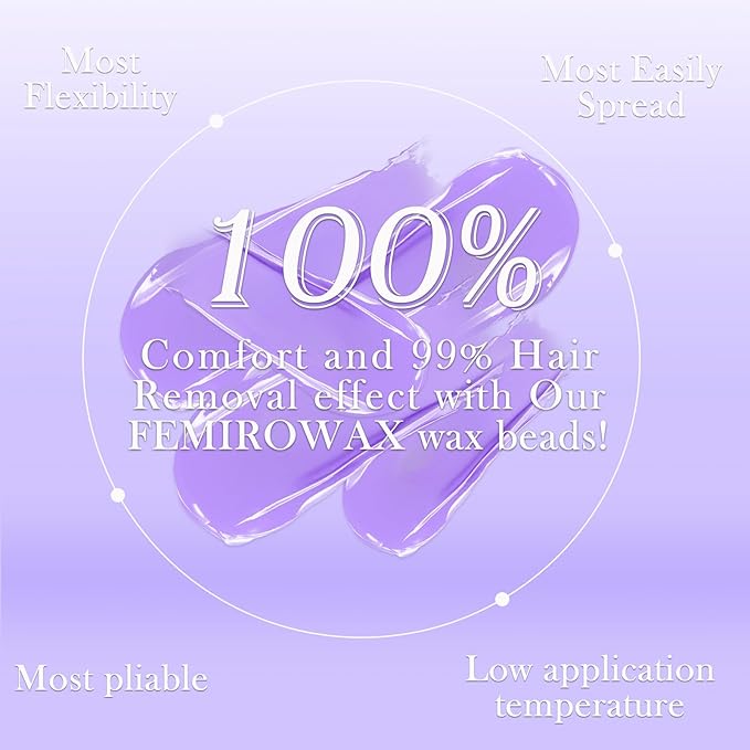 Wax Beads Bulk - 2.5lb Wax Beans Supplies for Esthetician - Professinal Painless Waxing for Face, Upper Lip, Bikini, Leg, Women Natural Melting Kit - Hypoallergenic Hard Wax Beads Bulk