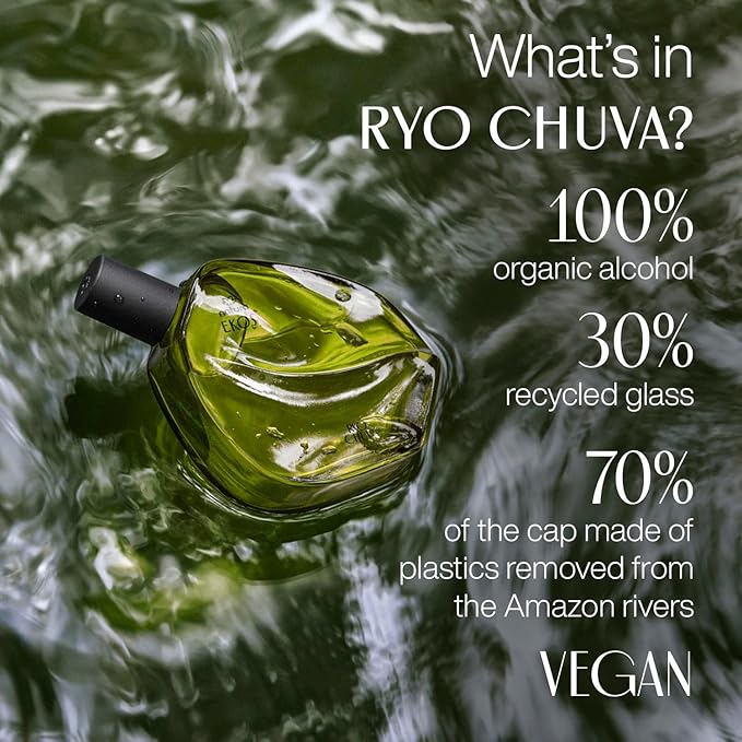 Natura - Ekos Ryo Chuva Eau de Toilette Aquatic Citrus Unisex Fragrance 75ml - Inspired by The Amazonian Rivers - Notes of Mandarin, River & Rain, Jasmine Sambac, Rose, Vetiver & Musk