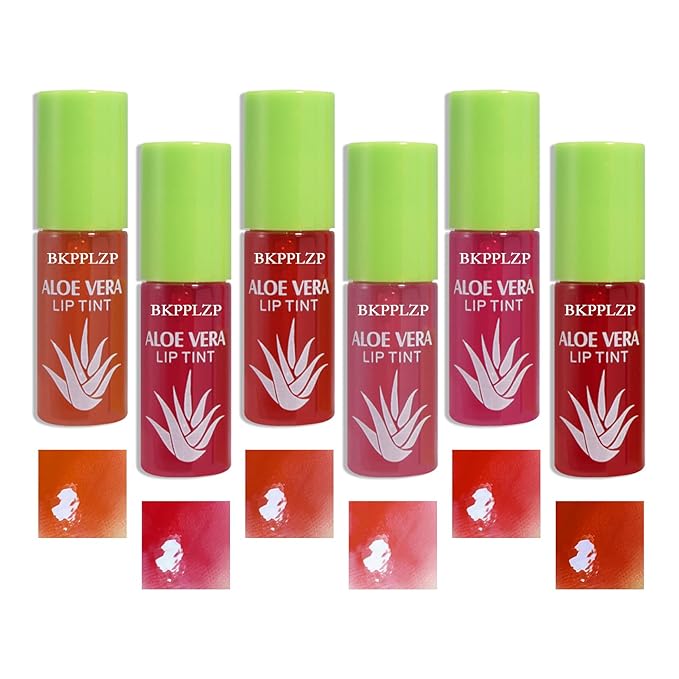 6 Pack Crystal Flower Jelly Lipstick,Magic Color Changing Lipstick,PH Clear Temperature Color Changing Lip Gloss,Lip Balm,Long Lasting Nourishing Moisturizing Lip Stick Set L