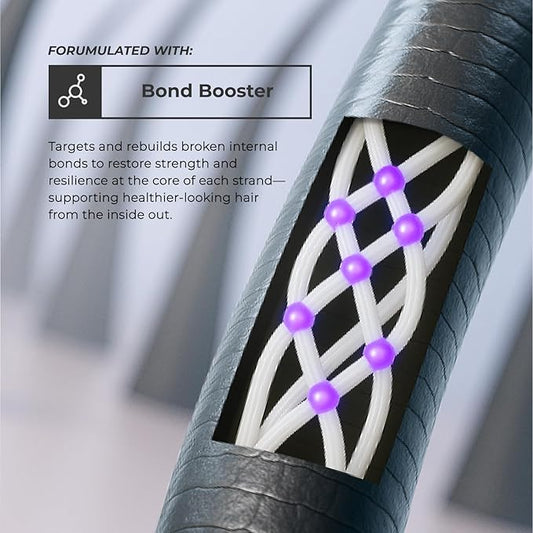 XMONDO Hair Recalibrate Bond Repair Conditioner | Vegan Formula with Maracuja Oil, Hyaluronic Acid, and Bond Building Technology to Rewind, Restore, and Reseal Dry Damaged Hair, 8 Fl Oz 1-Pack