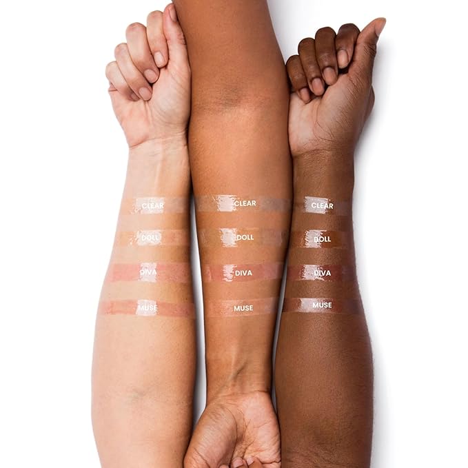 OFIR Surreal Shine Plumping Lip Gloss for Women | Clear, Non-Sticky, Hydrating Lip Gloss with Menthol & Vitamin E | High Shine, Vegan, Cruelty-Free | Clear - Transparent | 0.15 FL OZ