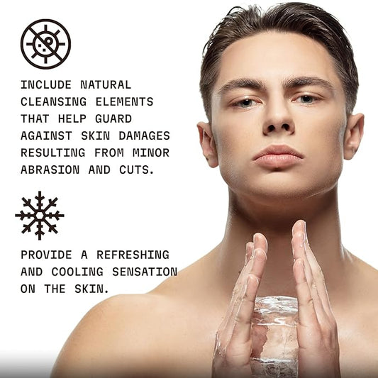 Striking Viking Aftershave Balm for Men - 4 Fl Oz, Sandalwood - Soothing Irritation Relief & After Shave Lotion for Men - Hydrating Skin Care - Subtle Sandalwood Scent Shave Balm