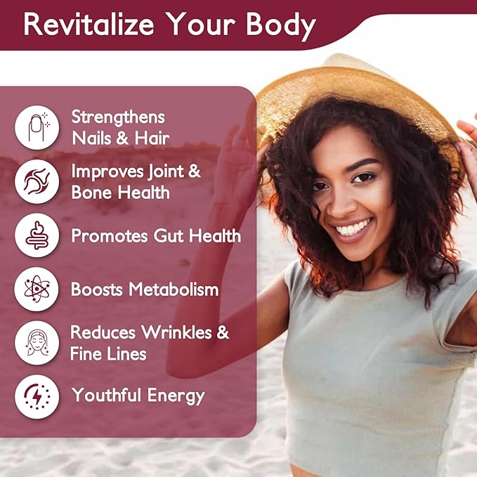 Multi Collagen Peptides Powder for Women, Hydrolyzed Collagen Powder with Vitamin C, Hyaluronic Acid, Supports Skin, Hair, and Nail - Unflavored, Keto & Sugar-Free, 35 Servings