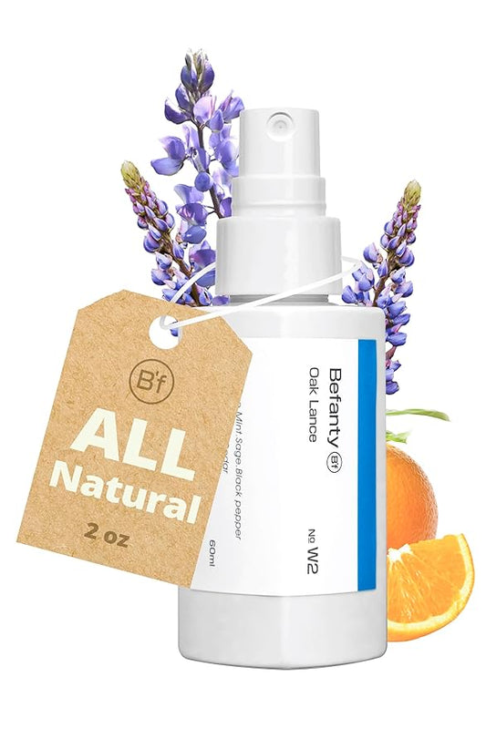 Natural Spray Deodorant for Women & Men, Aluminum-Free, 24 Hours Odor Protection, Long-Lasting Fragrance Body Mist, Travel Size, Suitable for Sensitive Skin – Oak Lance, 2.0 fl oz