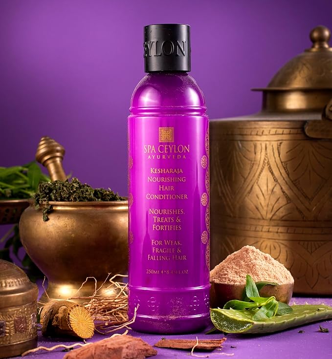 SPA CEYLON Kesharaja Nourishing Hair Conditioner | Nourishes Trears and Fortifies | Refreshing Hair and Scalp Treatment | Ideal for Weak Fragile and Falling Hair