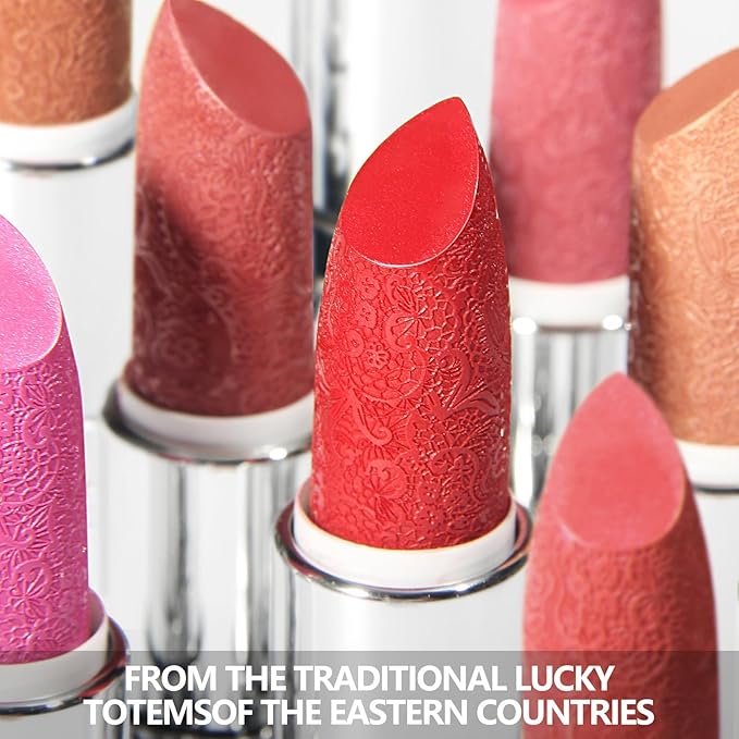 Glitter Pink Lipstick,High Impact Lipcolor,Lightweight Hydrating Formula Smooth and Non-Sticky,Metallic Lipstick For Women,Full-Coverage Lip Color (11 HIP & HIPPIE, 4g)