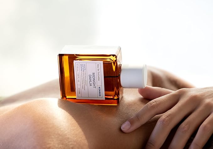 KORRES Eau de Toilette, Midnight Dahlia Perfume for Women, Floral Fruity Amber Fragrance with Lychee, Peony, Raspberry, Cedarwood & Musk, Clean Greek Scent, 1.69 Fl Oz