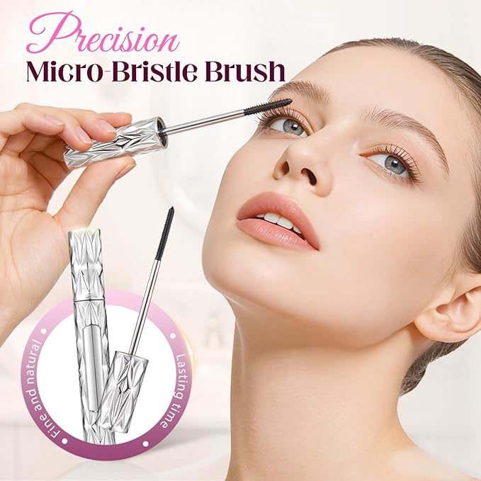 Eyelash Primer, Tubular Eyelash Primer with Metal Wand, 2026 New Waterproof Volumizing Mascara for Daily Makeup, Black Primer Volumizing Mascara (1 Pcs)