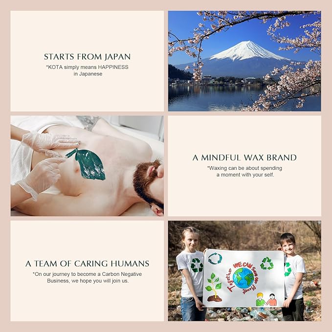 KOTAMU Hard Wax Beads for Hair Removal, 1lb Jasmine Wax Beads for Sensitive Skin Armpit Abdomen Face Leg Full Body Waxing Beans for Women Men at Home Wax Refill (Coarse & Stubborn Hair Formula)