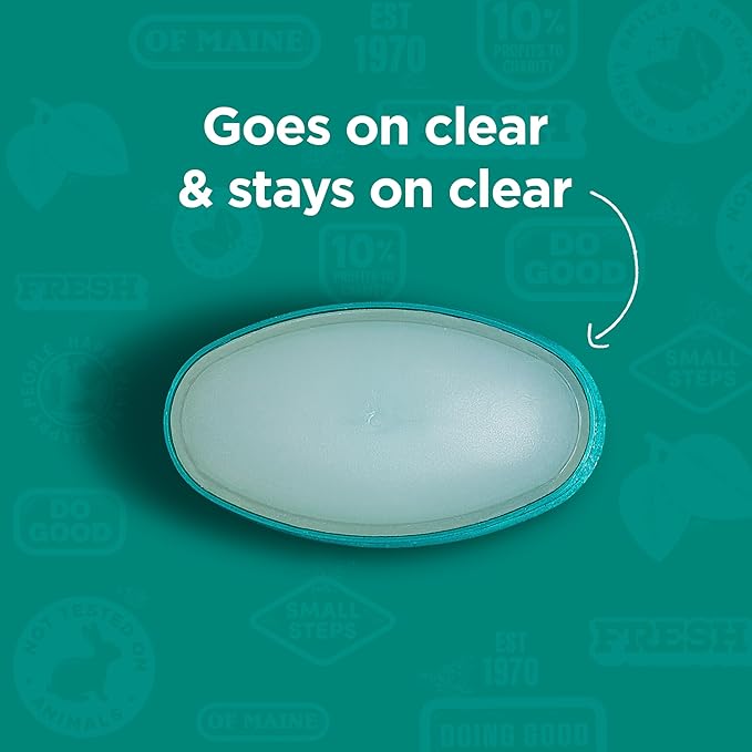 Tom’s of Maine Sandalwood Vanilla Aluminum Free Natural Deodorant For Women & Men | Goes on Clear | Odor & Wetness Protection | Naturally Derived and Moisture-Locking Ingredients | 3.25 oz (2 Pack)