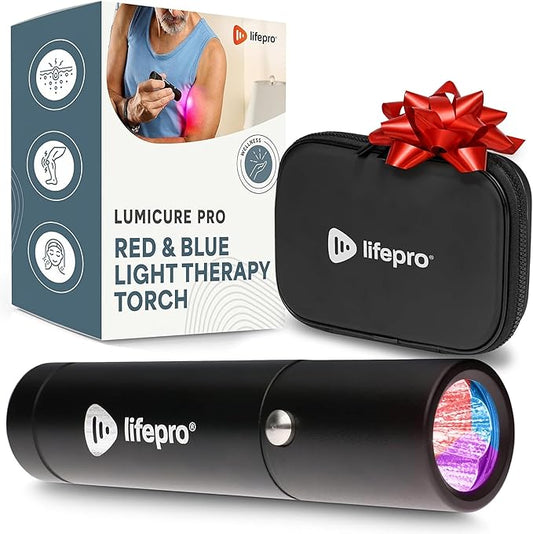 Lifepro Infrared & Red Light Therapy for Body Joints & Muscles Wellness Support, Portable Red Light Therapy Device, Near Infrared Light Therapy for Body & Face - Use 3 wavelengths