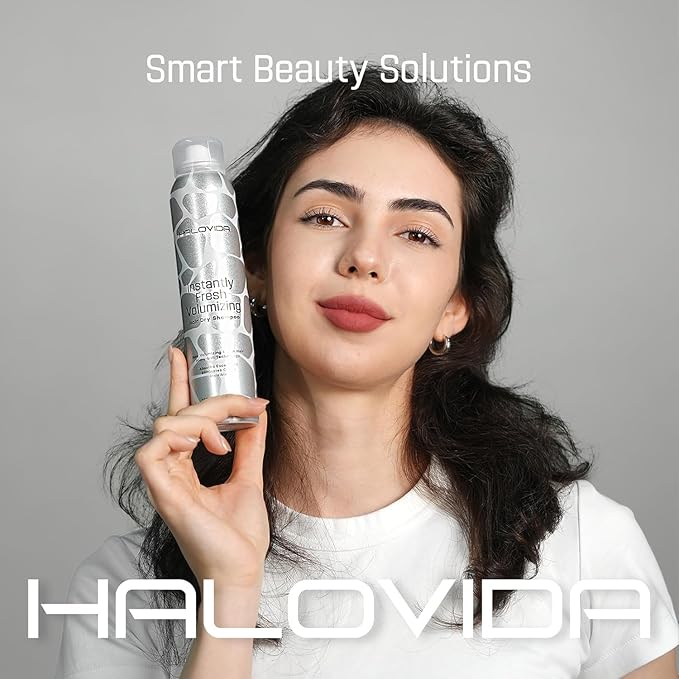 HALOVIDA Dry Shampoo for Women, No White Residue Instantly Fresh Shampoo Spray, Absorb oils, Refreshing Volumizing Hair Dry Shampoo 5.07 FL.OZ (Pack of 6)