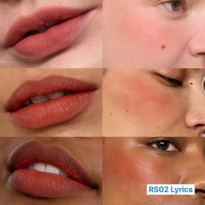 Blurry Pudding Pot + Keychain SET | Airbrushed Blush & Lip, Buildable Pigment, Long-lasting, Lightweight, Easy to Blend, Natural Soft Matte Finish Makeup – Lyrics (Rose Brown) | 0.17 oz