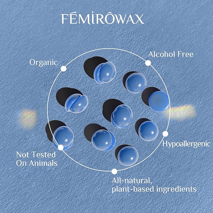 Wax Beads, 1lb Hard Wax Beans for Hair Removal Sensitive Skin with Chamomile Formula Waxing Beads for Full Body Brazilian Bikini Face Eyebrow at Home Wax Refill for Women Men