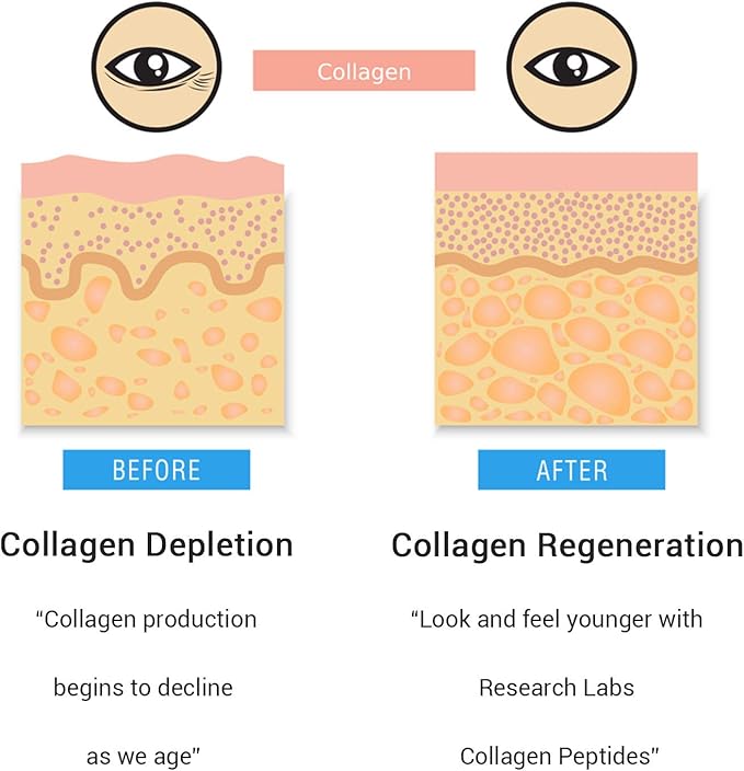 Research Labs 2 for 1 Promo 240 Collagen Pills - 6000 mg Per Day. Grass Fed Anti-Aging Support for Skin, Joints, Tendons, Bones, Hair and Nails. Paleo Friendly. Collagen Peptides Powder Supplement…