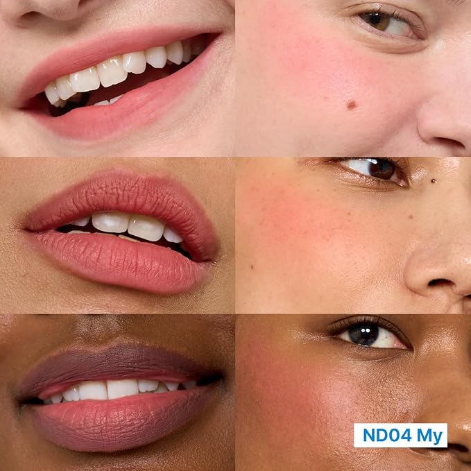 Blurry Pudding Pot + Keychain SET | Airbrushed Blush & Lip, Buildable Pigment, Long-lasting, Lightweight, Easy to Blend, Natural Soft Matte Finish Makeup – My (Peachy Nude) | 0.17 oz